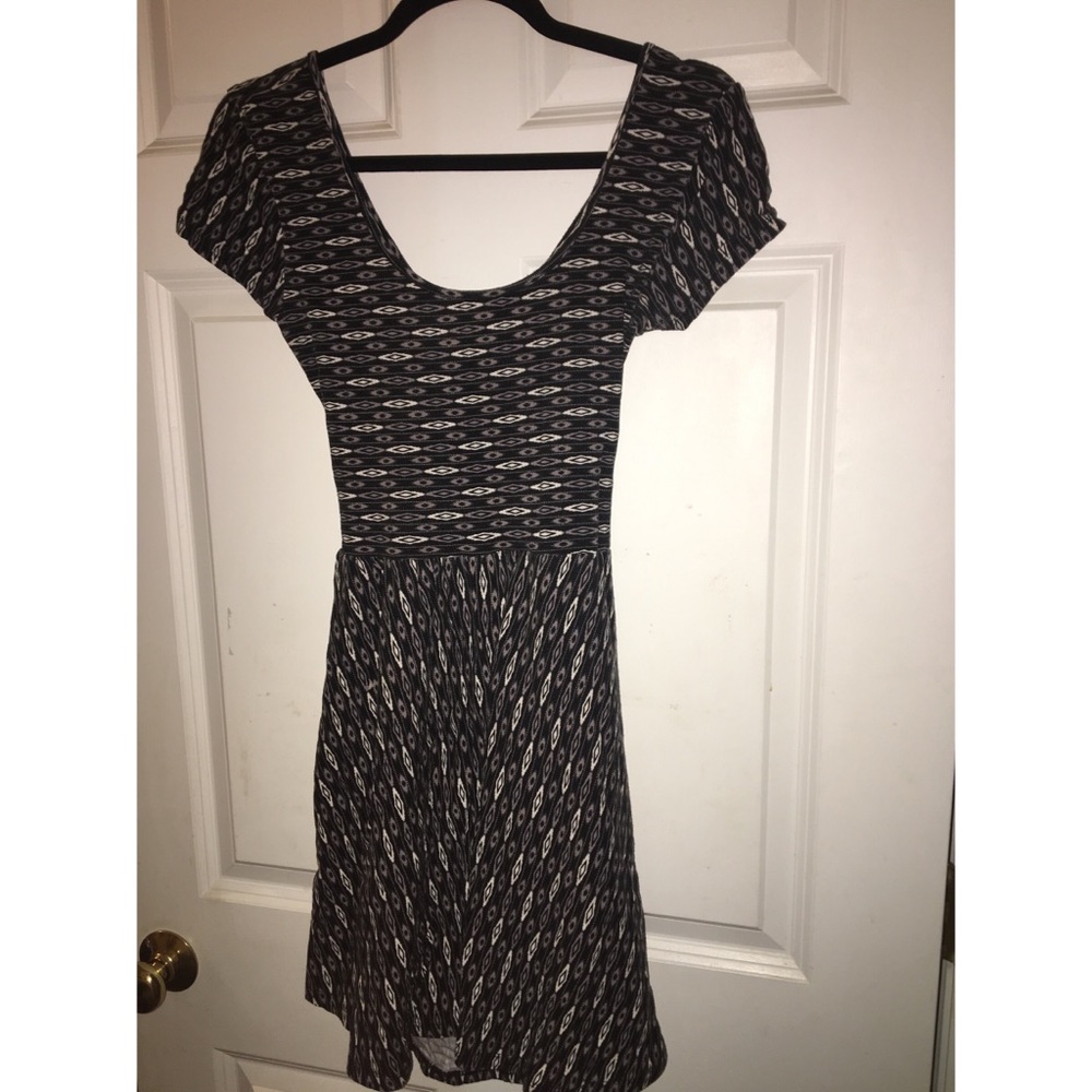 Forever 21 Skater Dress with Cut Out Back